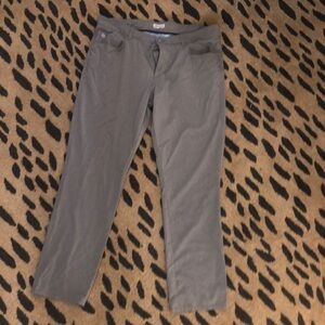 Peter Millar Gray Straight-Leg Pants